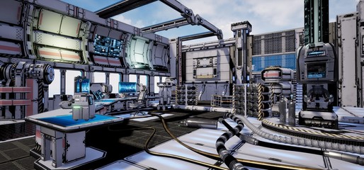 sci-fi room © Danjarus