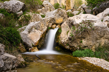 Fototapeta na wymiar Cerrada de la Magdalena, Parque Natural Sierra de Castril (Granada)