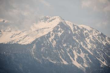 Close view at Takhtalydag mountain in Turkey