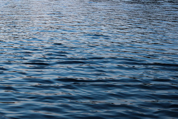 deep blue water surface