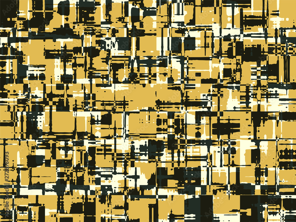 Poster abstract grunge vector background. color composition of irregular overlapping graphic elements.