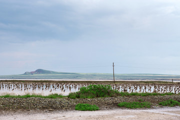 salt lake Baskunchak Astrakhan region