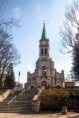 Church in Zakopane, popular winter tourist centre in Poland