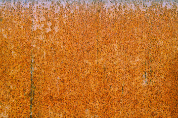 Texture of rust on iron as background.