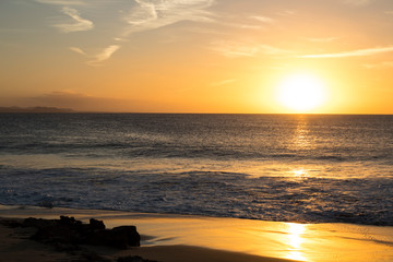 Tramonto sul mare - Lanzarote, Canarie