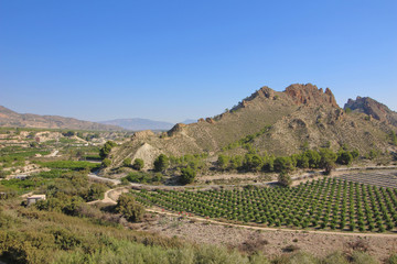 Fototapeta na wymiar Valle de Ricote, Murcia, España