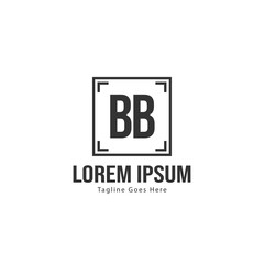 BB Letter Logo Design. Creative Modern BB Letters Icon Illustration