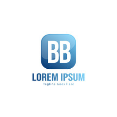BB Letter Logo Design. Creative Modern BB Letters Icon Illustration