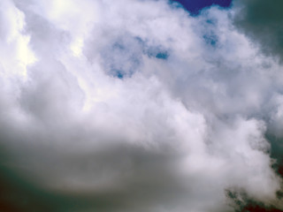 Obraz premium Bright colors, partial clouds