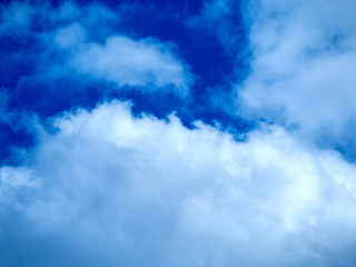 Fototapeta premium Bright colors, partial clouds