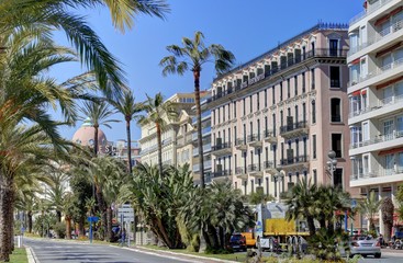 Ville de Nice sous la côte d'Azur