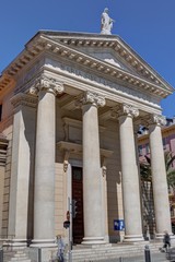 Naklejka premium Ville de Nice sous la côte d'Azur