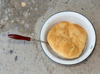 Fried puffy bread of Kazakhstan known as Baursak