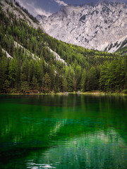 Green Lake. Styria, Austria, May 21, 2019.