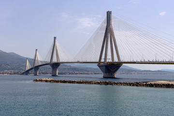 View of the modern bridge