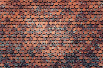 Tile roof texture background