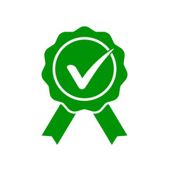 Approved or Certified Medal Icon