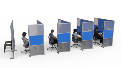 Modern Office Space Dividers