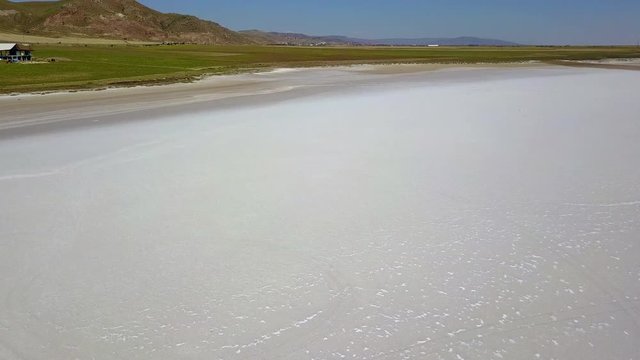 natural salt lake tourism center in Turkey