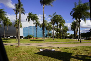 A view of Ulysses Guimaraes Convention Center in Brasilia, Brazil.