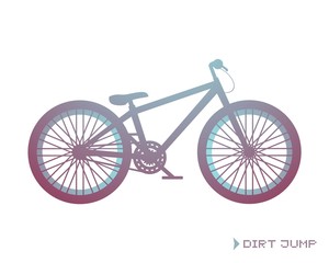 Fototapeta premium Design of dirt jump bicycle