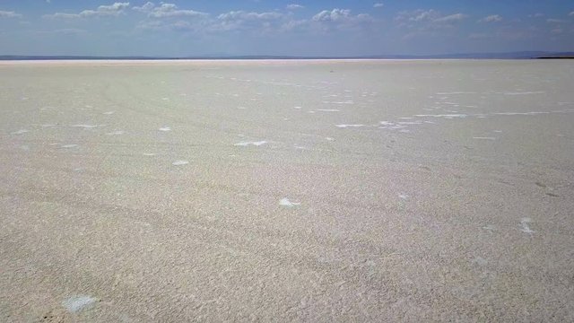 natural salt lake tourism center in Turkey