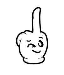 rebel finger pose