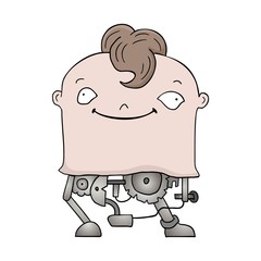 Design of imaginative robot face