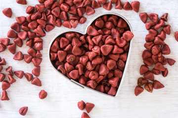 Achiote in a Heart Shape