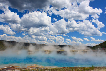 Grand Prismatic Spring. Yellowstone National Park, USA