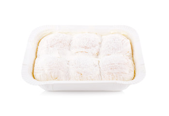 Soft and Fluffy Milk Cream Bun in paper tray
