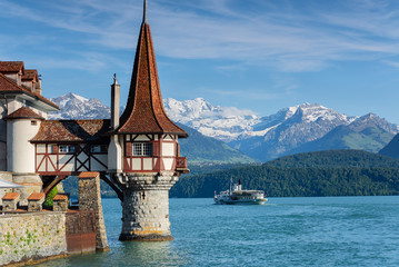 Lake Thun Switzerland Bernese Highlands