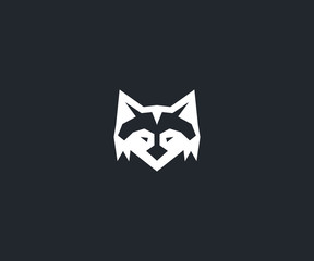 fox logo design template 