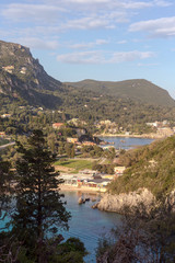 The seaside in the evening