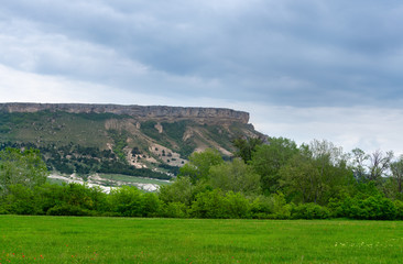 Fototapeta na wymiar White Rock in Crimea