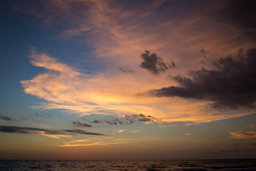Watching the sunset on Sanibel Island