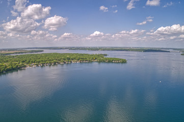 Fototapeta premium Lake Okoboji is a popular Tourist Area known as the Great Lakes of Iowa