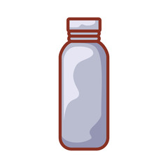 ecological and recycled bottle isolated icon