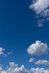 Cloudy sky in summer