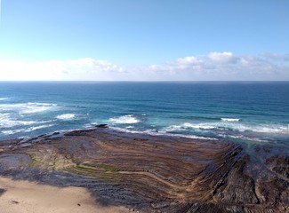 Coastline with rocks
