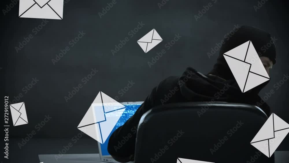 Poster hacker hacking emails