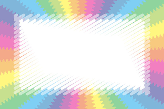 #Background #wallpaper #Vector #Illustration #design #free #free_size #charge_free #colorful #color rainbow,show business,entertainment,party,image  カラフル背景壁紙,パステルカラー,名札,値札,イラスト素材,キッズ,ぼかし,放射,ギザギザ,波,無料