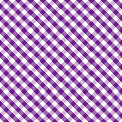 Gingham Seamless Check Cross Weave Pattern, Lavender and White, EPS8 includes pattern swatch that seamlessly fills any shape, for arts, crafts, fabrics, picnics, home decor, scrapbooks.