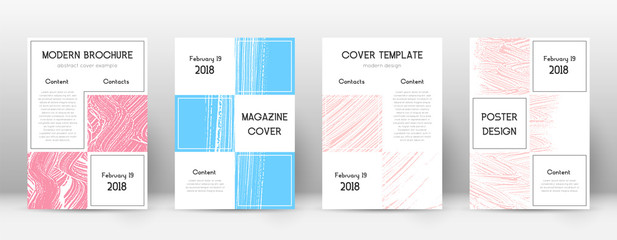 Cover page design template. Business brochure layo