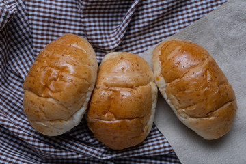 Homemade Breads on the table