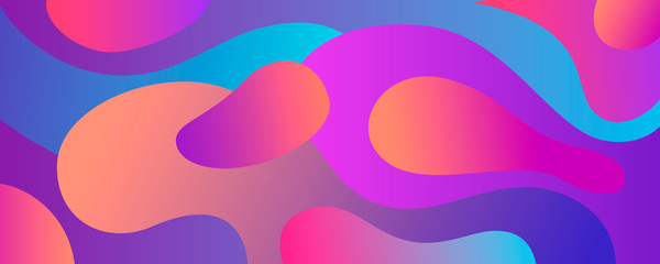 Bright trendy memphis style background