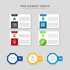 Infographic design vector and marketing icons can be used for workflow layout