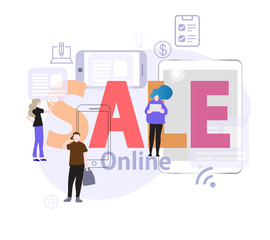 Presentation slide templates or hero banner images for websites, Flat isometric infographics for banner or business