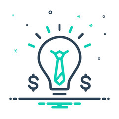 mix icon for business idea