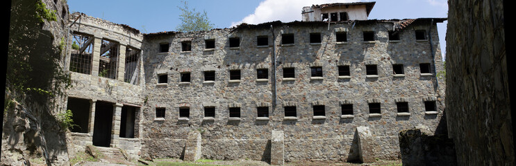 abandoned old prison